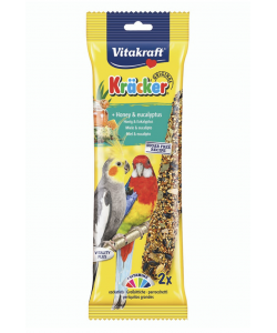 Vitakraft Cockatiel Treat Sticks Honey & Eucalyptus Twin Pack